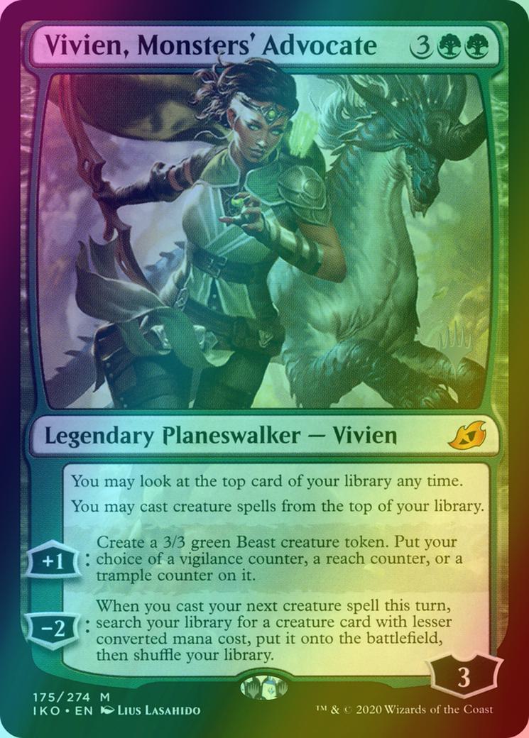 Vivien, Monsters' Advocate [Promo Pack] [175p] [Ikoria: Lair of Behemoths Promos] [Foil]