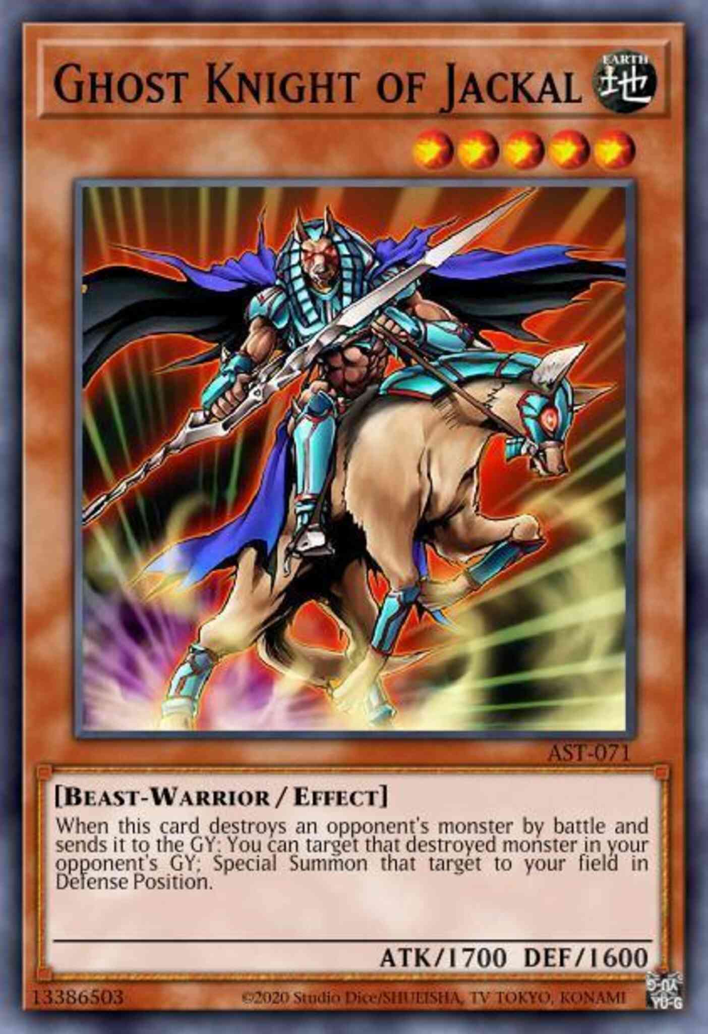 Ghost Knight of Jackal - AST-071 - Ultra Rare - Unlimited