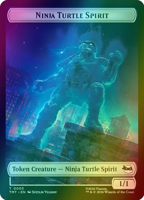 Food Token (08) // Ninja Turtle Spirit Token (03) [Teenage Mutant Ninja Turtles: Tokens] [Foil]