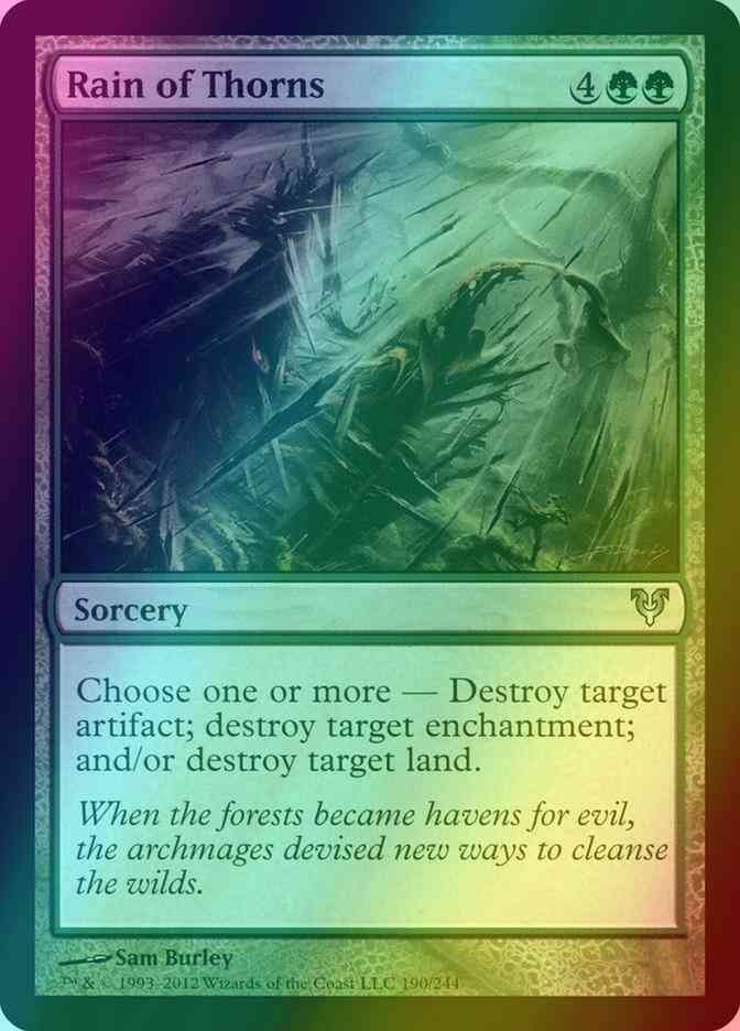 Rain of Thorns [190] [Avacyn Restored] [Foil]