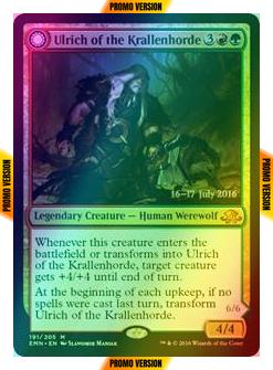 Ulrich of the Krallenhorde // Ulrich, Uncontested Alpha [191s] [Eldritch Moon Promos] [Foil]