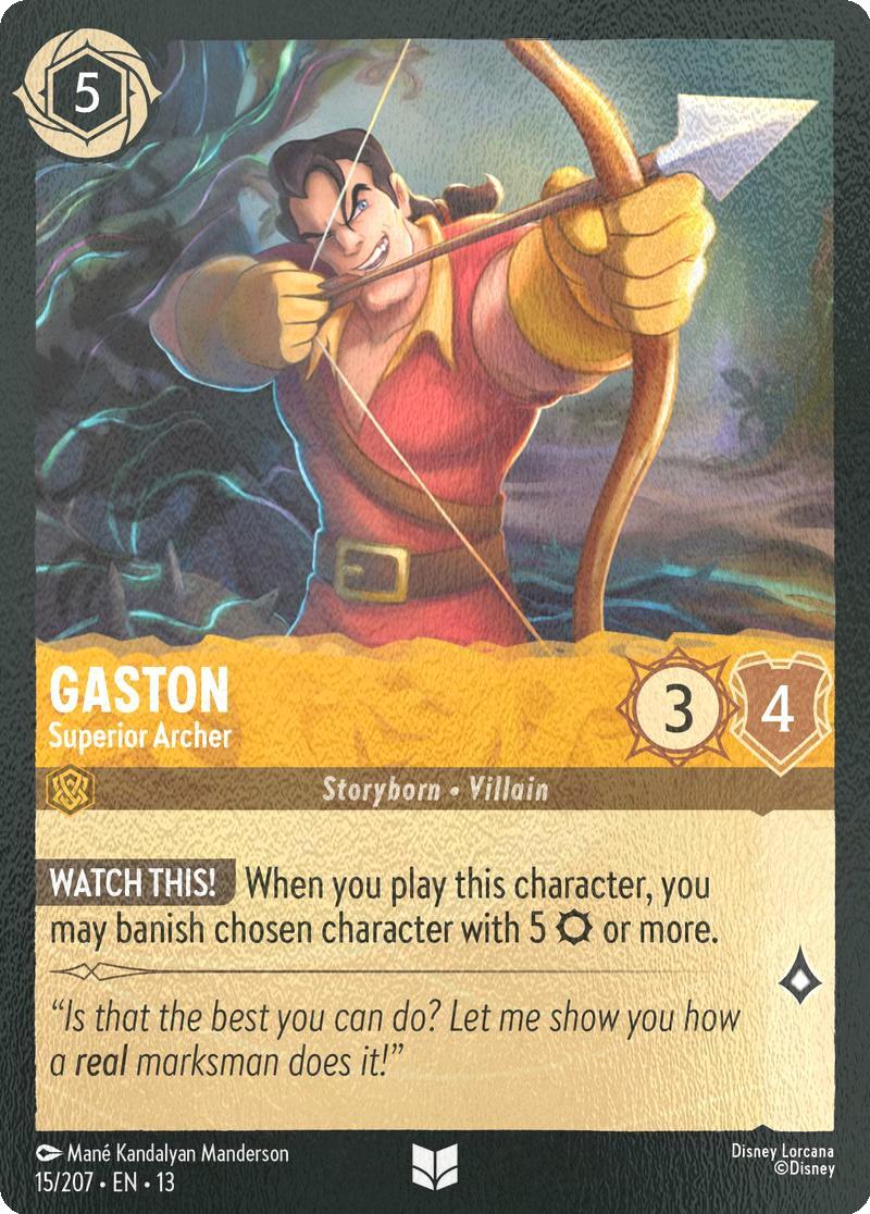 Gaston - Superior Archer - 15/204 [Attack of the Vine!] [Cold Foil]