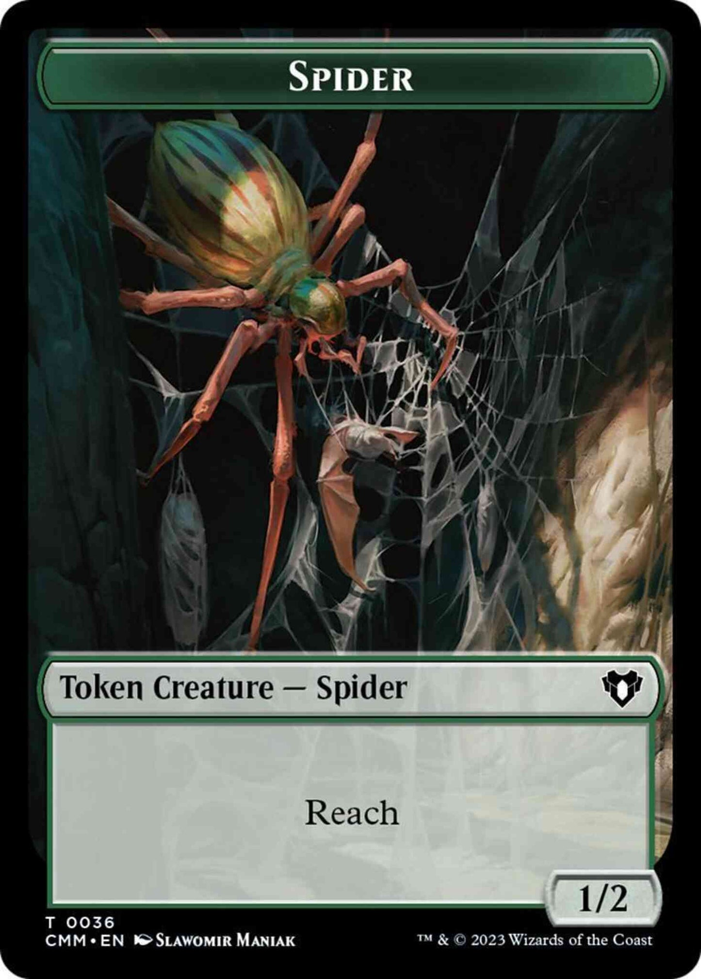 Spider Token (36) // Treasure Token (48) [Commander Masters: Tokens] [Non-Foil]