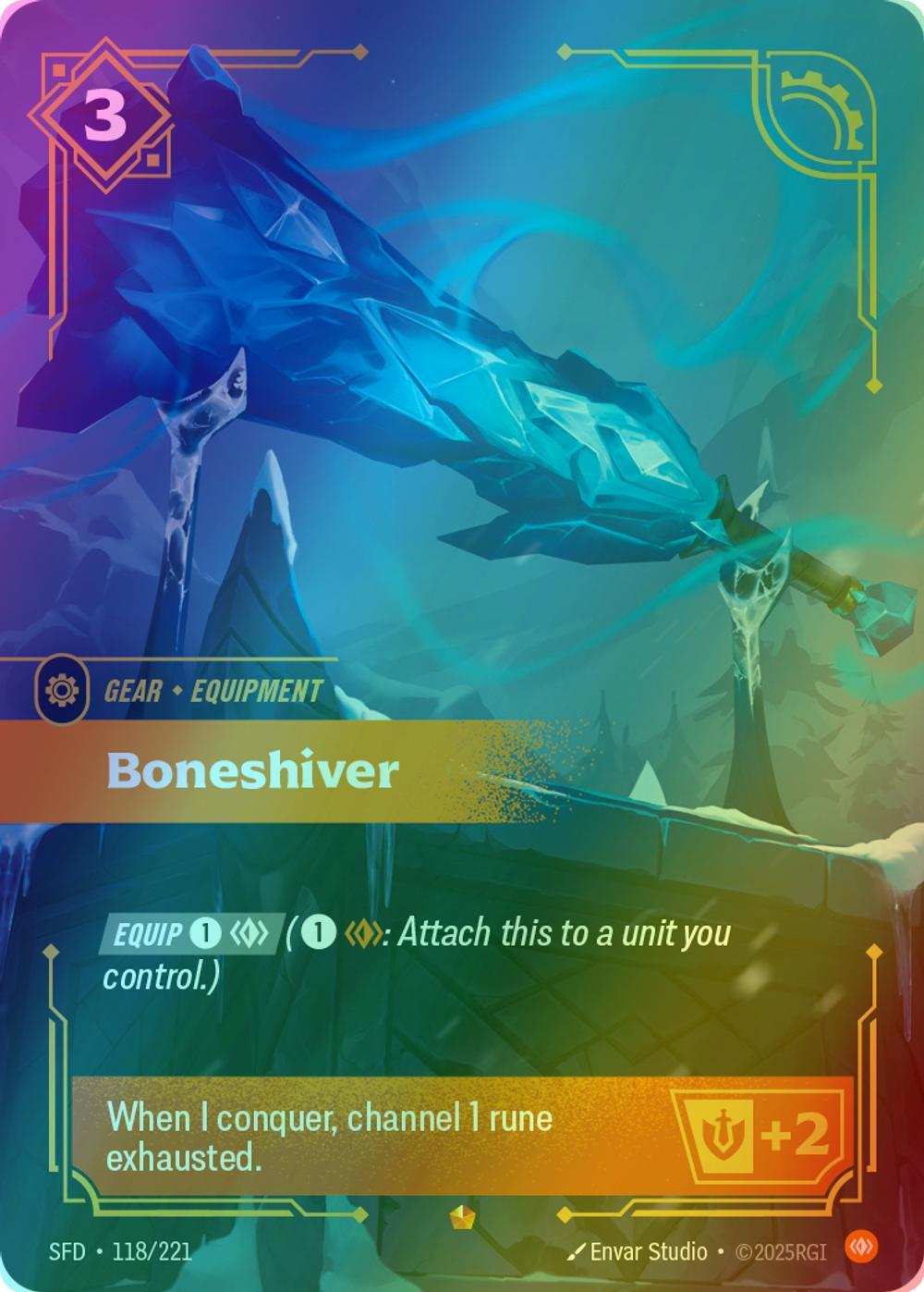 Boneshiver - 118/221 [Spiritforged] [Foil]