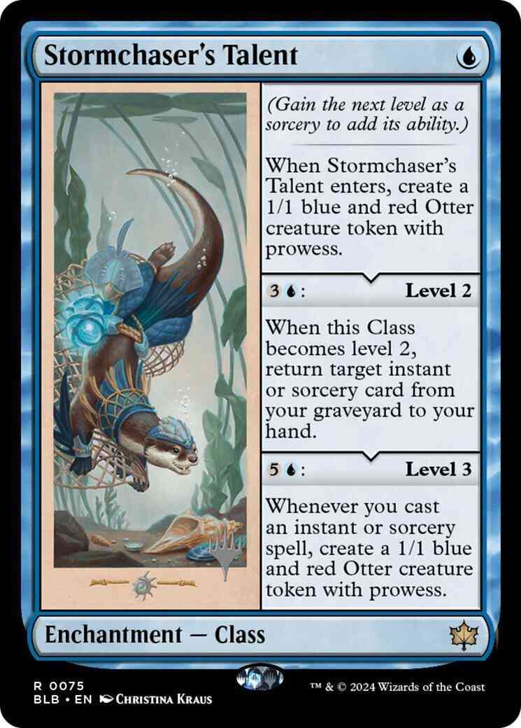 Stormchaser's Talent [75p] [Promo Pack] [Bloomburrow: Promos] [Non-Foil]