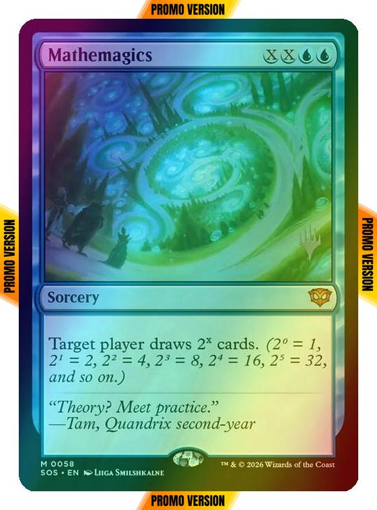 Mathemagics [58p] [Promo Pack] [Secrets of Strixhaven Promos] [Foil]
