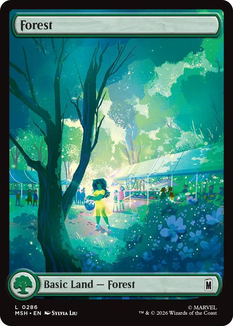 Forest [286] [Full Art] [City Calm] [Marvel Super Heroes] [Non-Foil]