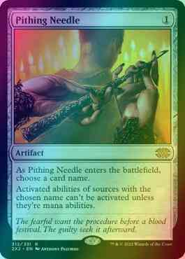 Pithing Needle [312] [Double Masters 2022] [Foil]
