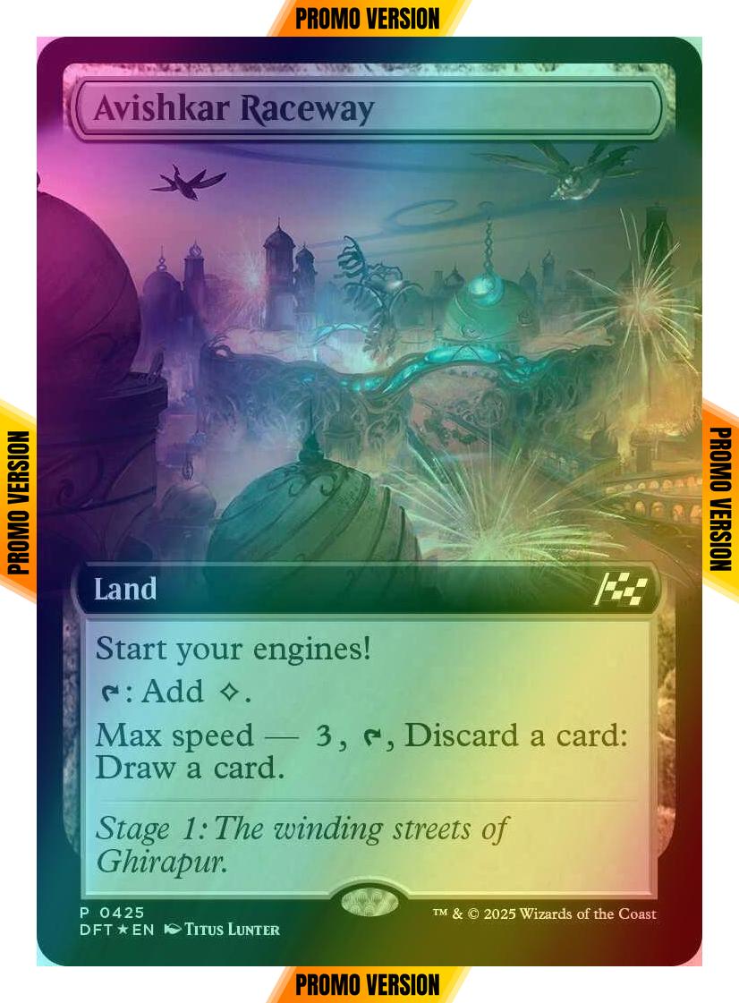 Avishkar Raceway [425] [Extended Art] [Bundle] [Aetherdrift] [Foil]
