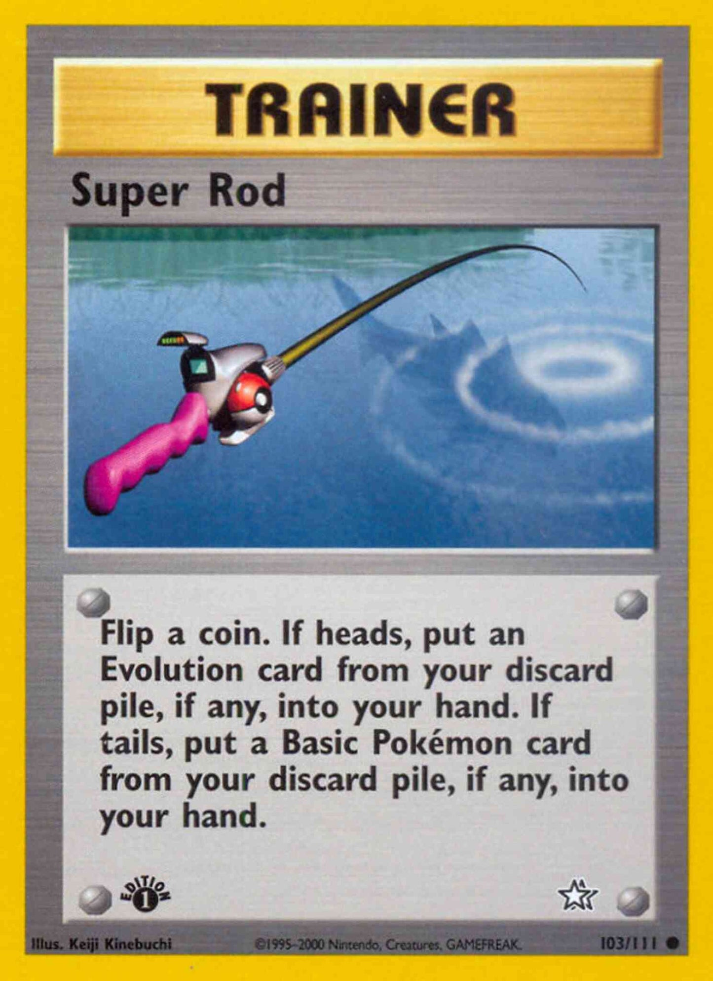 Super Rod - 103/111 - Common - 1st Edition [neo1-103] [Non-Holo]