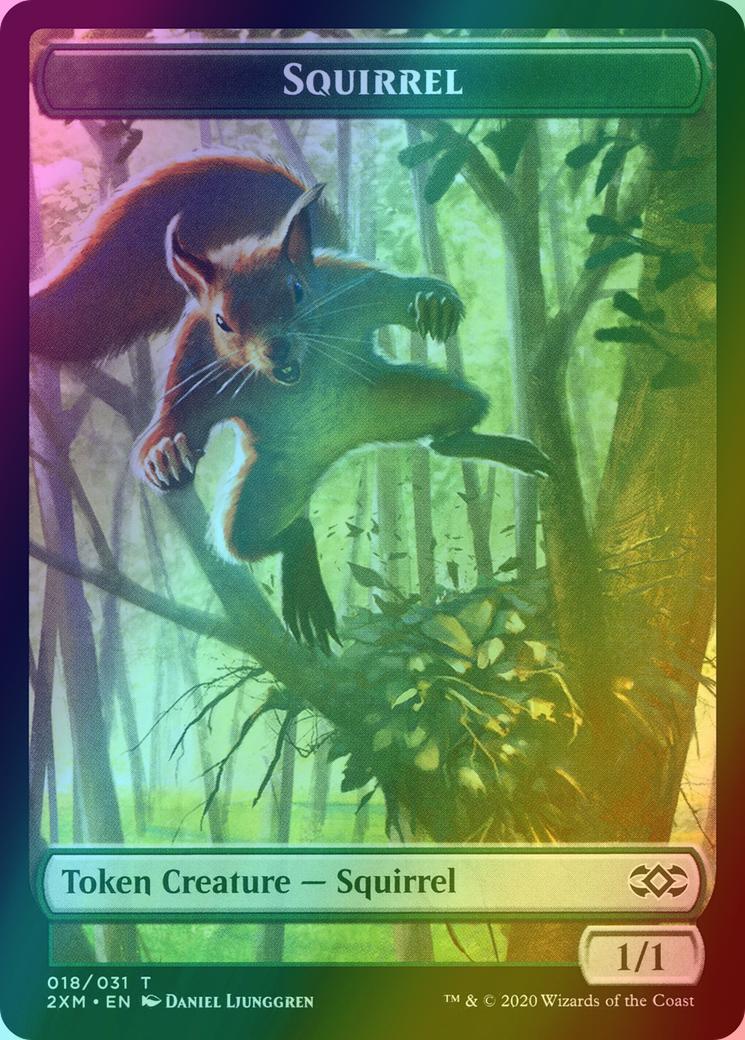 Demon Token (09) // Squirrel Token (18) [Double Masters Tokens] [Foil]