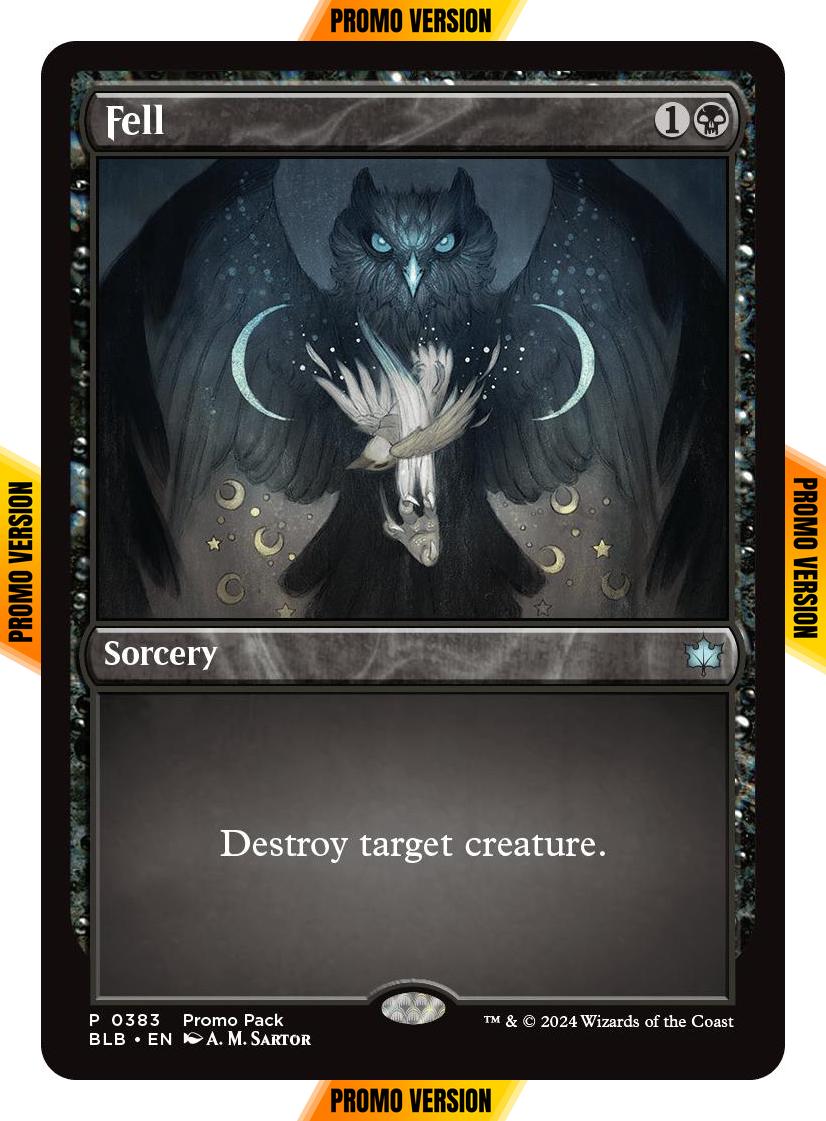 Fell [383] [Dark Frame Promo Pack] [Bloomburrow] [Non-Foil]