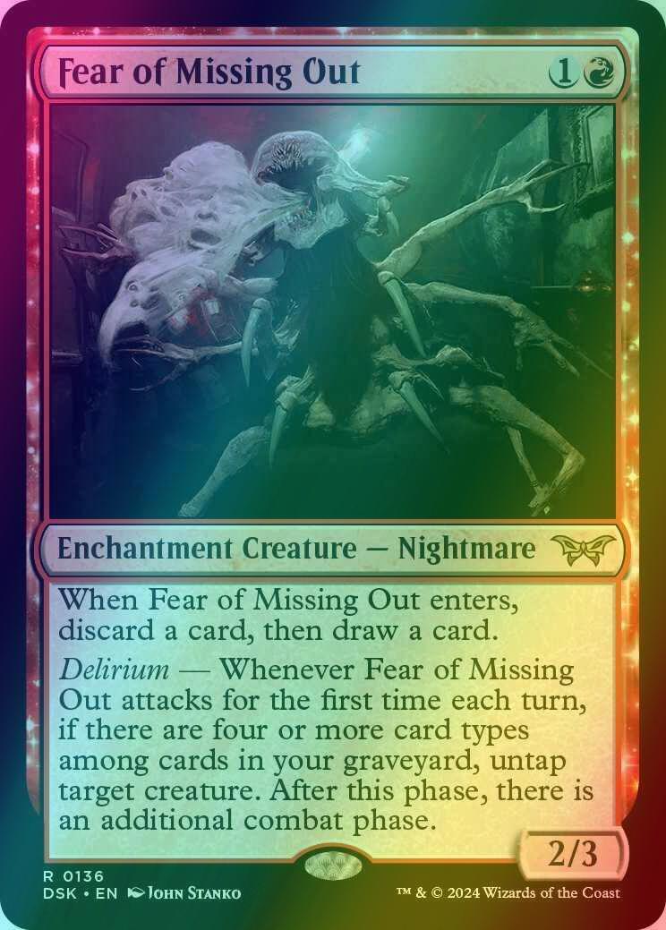 Fear of Missing Out [136] [Duskmourn: House of Horror] [Foil]