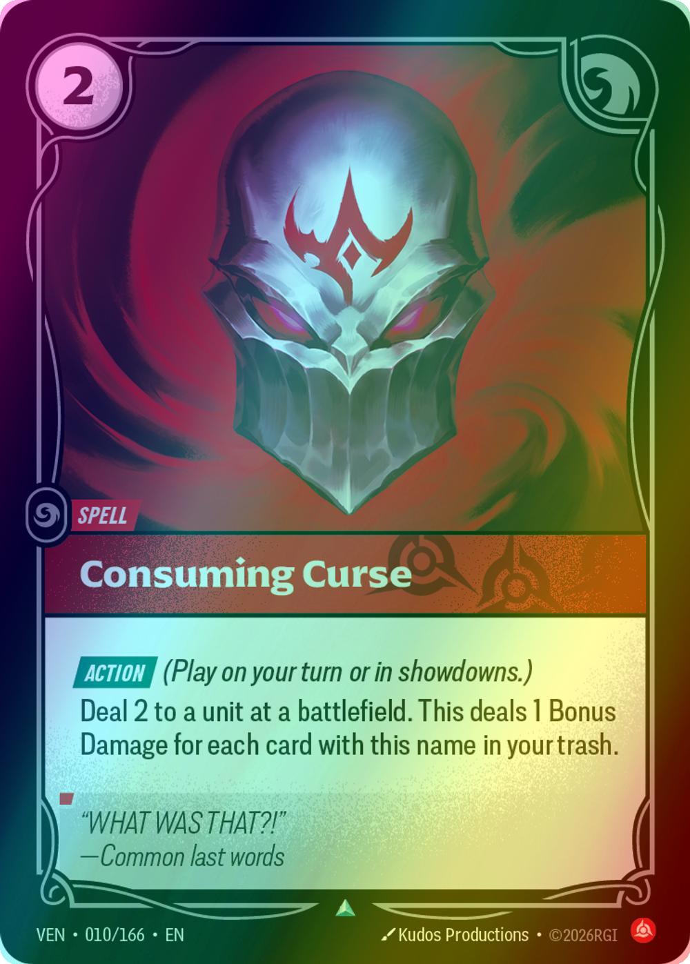 Consuming Curse - 010/166 [Vendetta] [Foil]