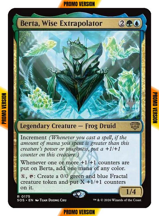 Berta, Wise Extrapolator [175p] [Promo Pack] [Secrets of Strixhaven Promos] [Non-Foil]