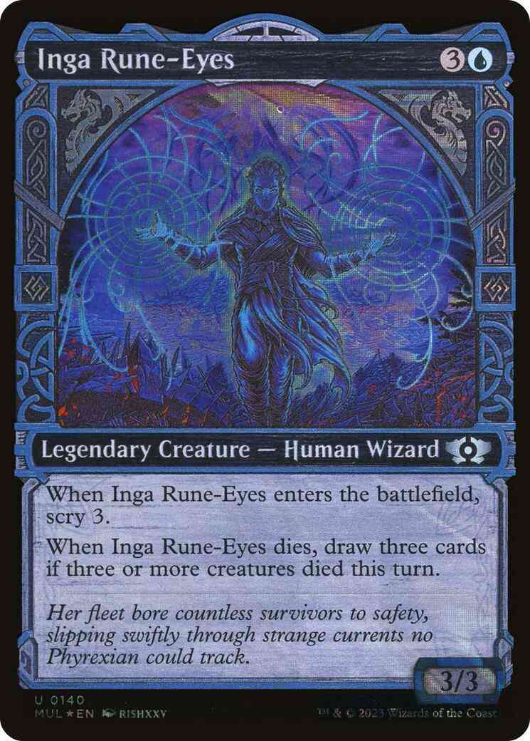 Inga Rune-Eyes [140] [Planar Showcase] [Multiverse Legends] [Halo Foil]