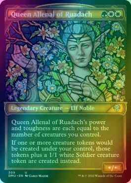 Queen Allenal of Ruadach [309] [Stained Glass Showcase] [Dominaria United] [Foil]