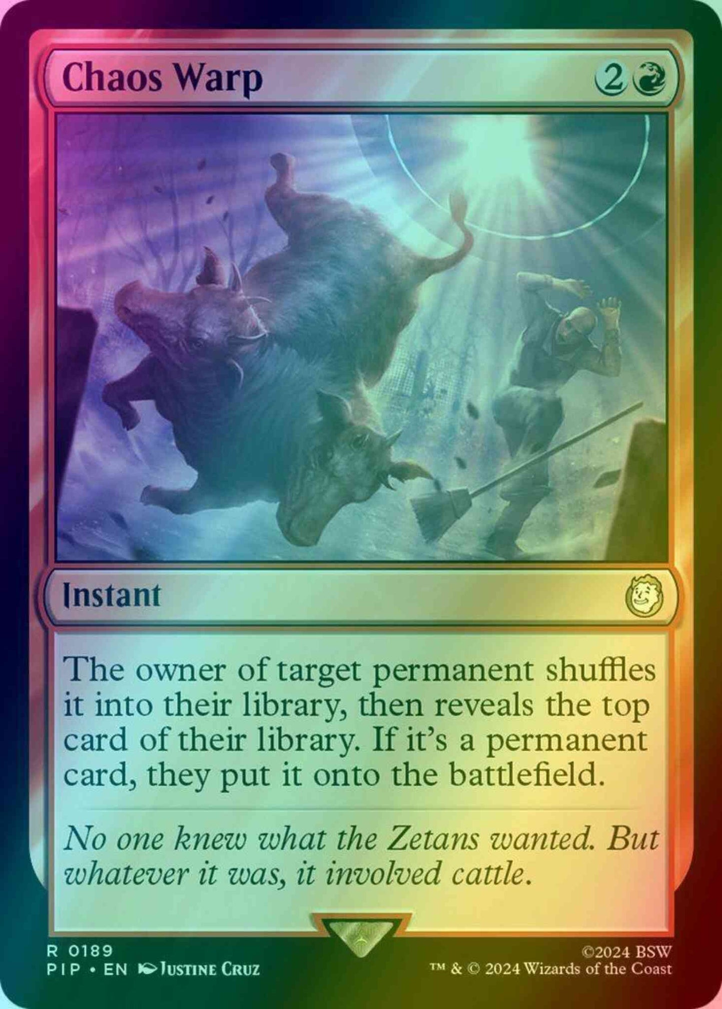 Chaos Warp [189] [Fallout] [Foil]
