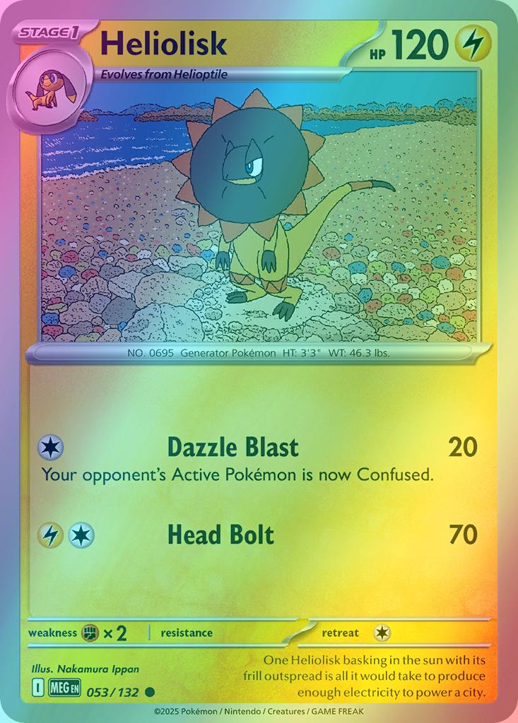 Heliolisk - 053/132 - Common [me01-053] [Reverse Holo]