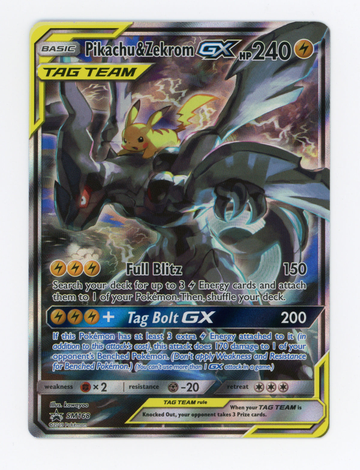 Pikachu & Zekrom-GX — Promo — ID 20049