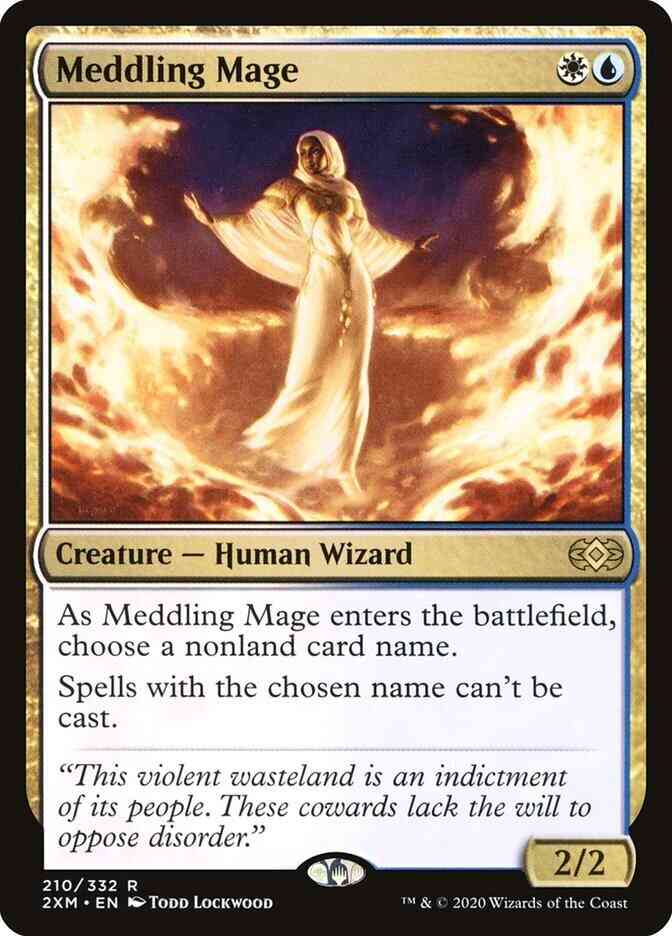 Meddling Mage [210] [Double Masters] [Non-Foil]