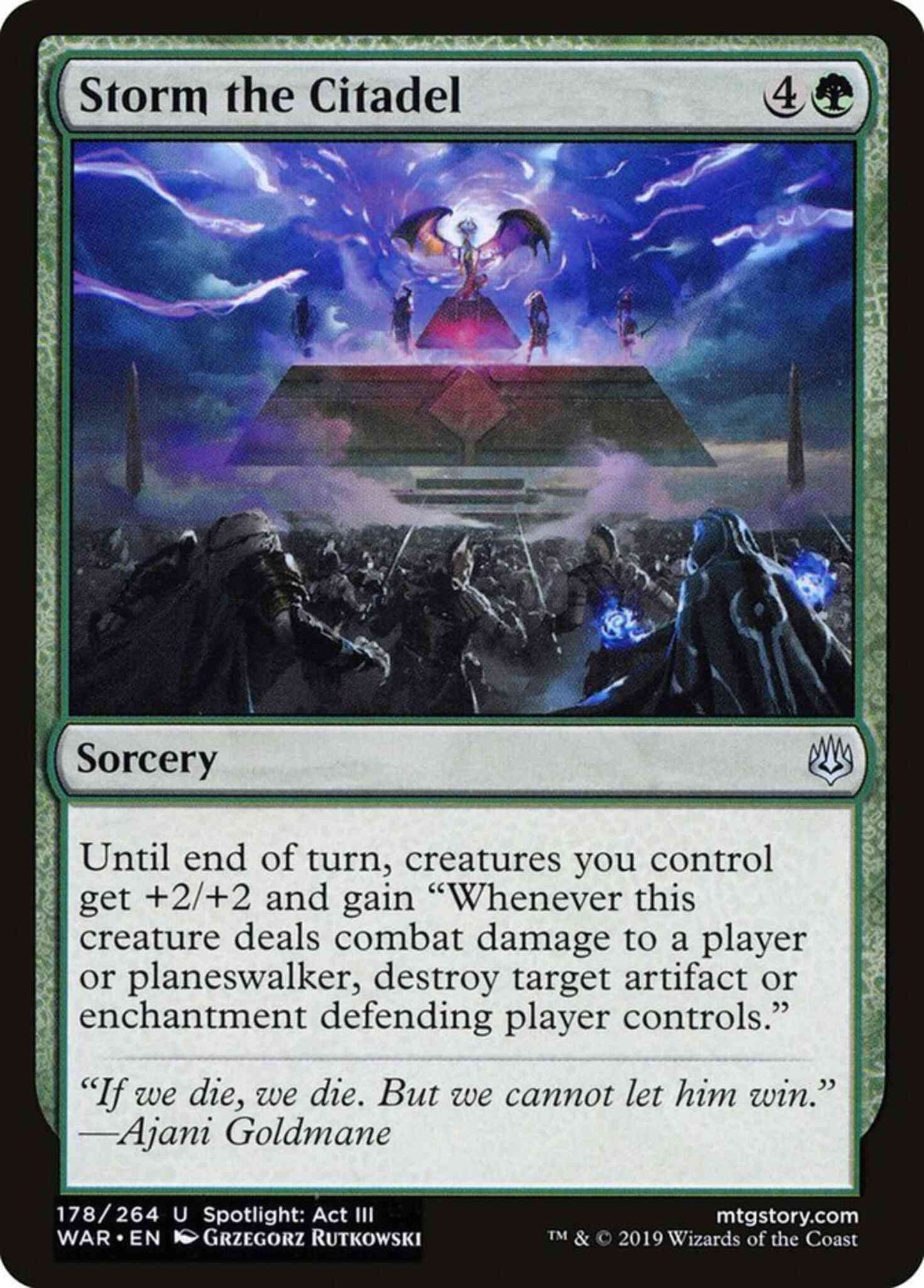 Storm the Citadel [178] [War of the Spark] [Non-Foil]