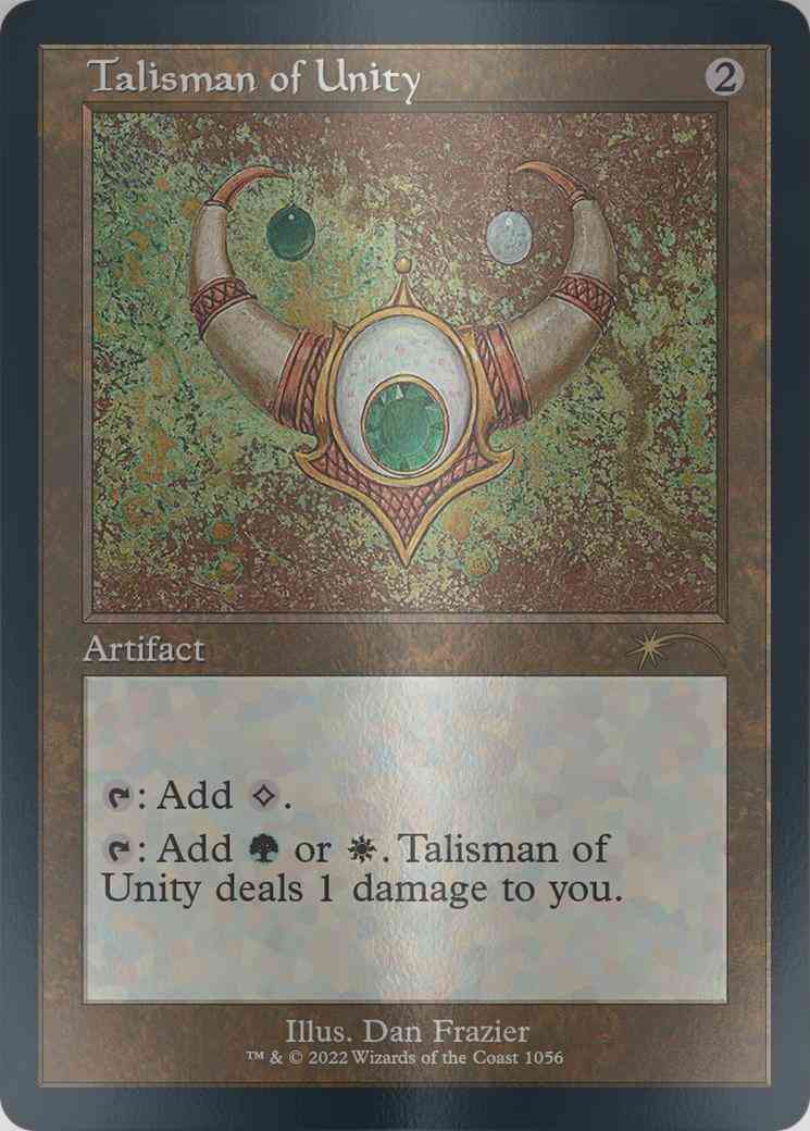 Talisman of Unity [1056] [Retro Frame] [Dan Frazier] [Secret Lair Drop] [Etched Foil]