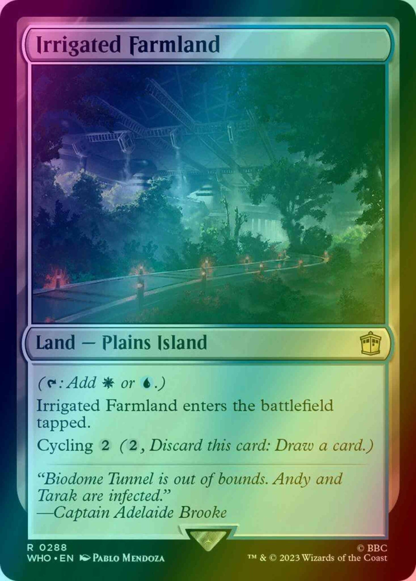 Irrigated Farmland [288] [Universes Beyond: Doctor Who] [Foil]