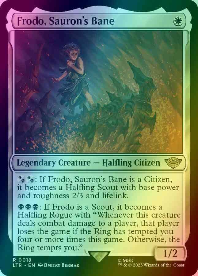 Frodo, Sauron's Bane [18] [The Lord of the Rings: Tales of Middle-earth] [Foil]