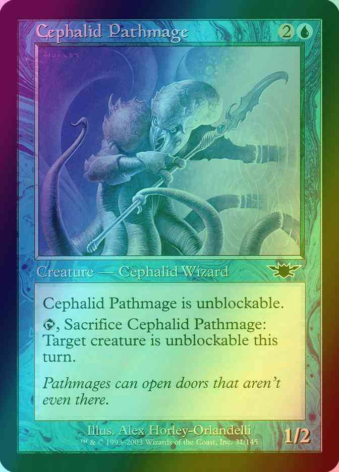 Cephalid Pathmage [31] [Legions] [Foil]