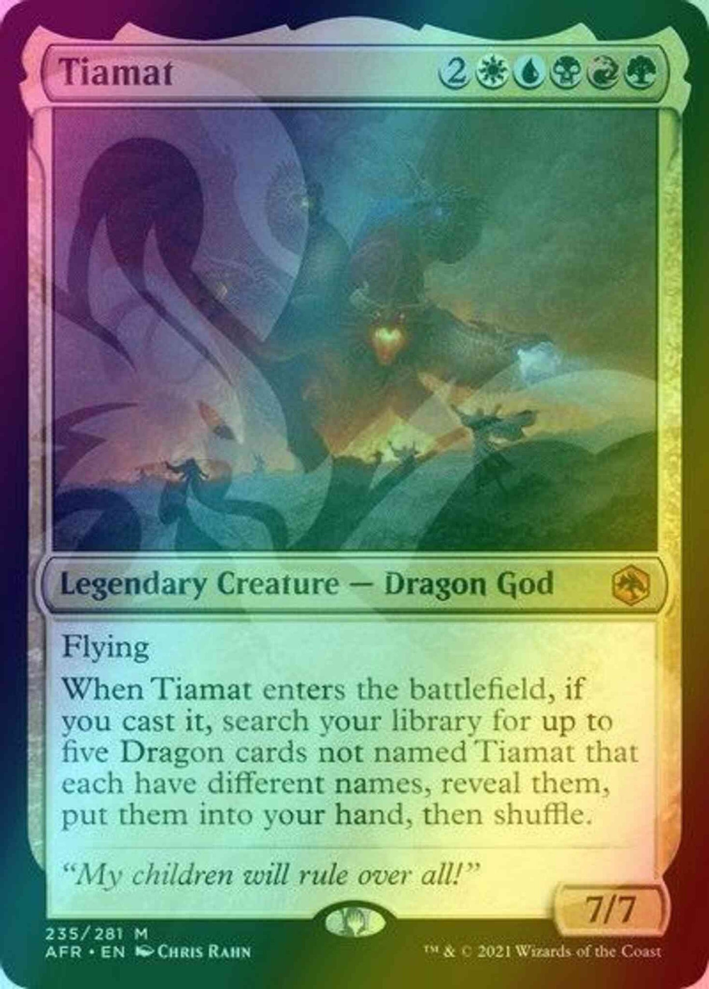 Tiamat [235x] [Ampersand] [Adventures in the Forgotten Realms Promos] [Foil]