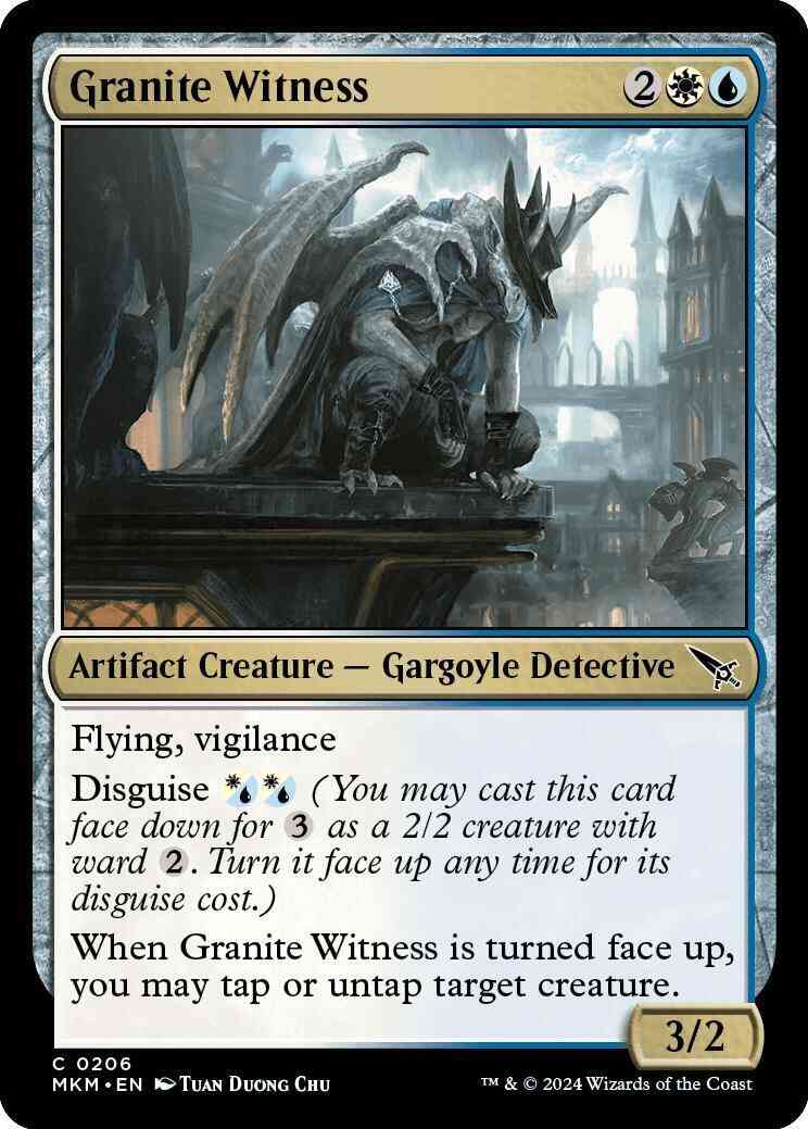 Granite Witness [206] [Murders at Karlov Manor] [Non-Foil]