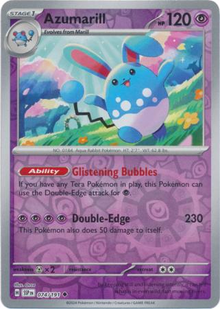 Azumarill - 074/191 - Uncommon [sv08-074] [Reverse Holo]