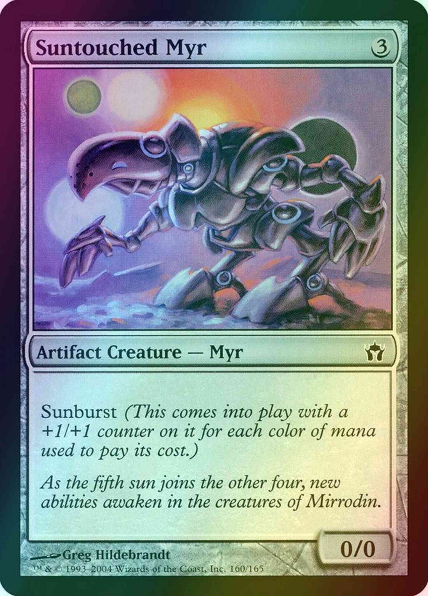 Suntouched Myr [160] [Fifth Dawn] [Foil]