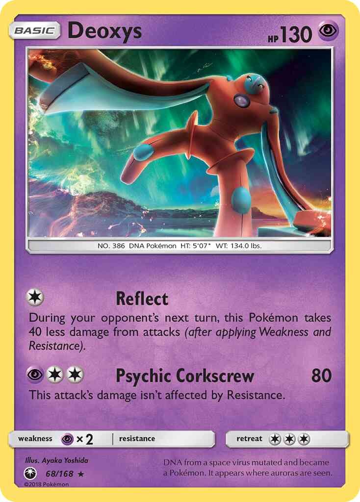 Deoxys - 68/168 - Rare [sm7-68] [Reverse Holo]