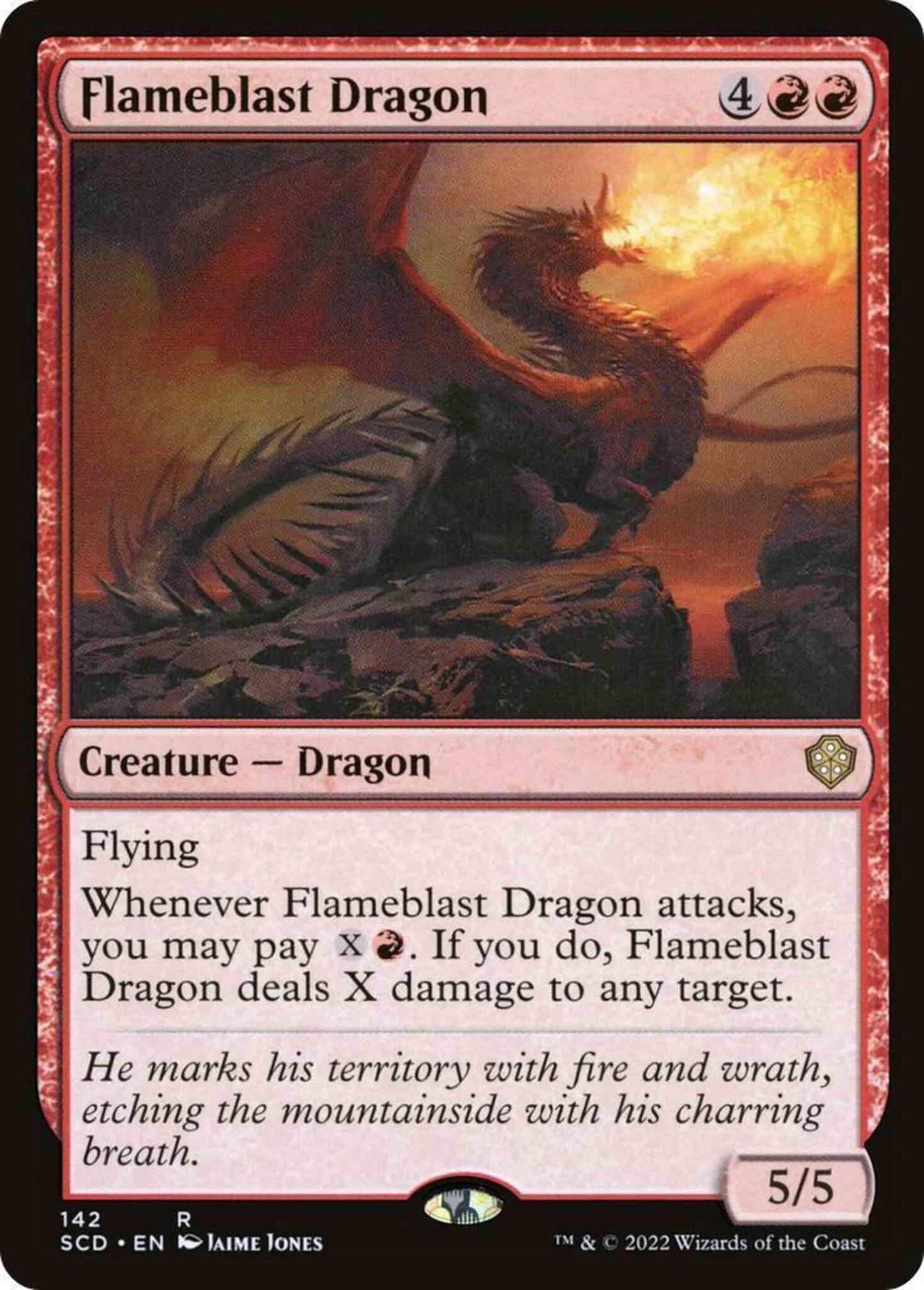 Flameblast Dragon [142] [Starter Commander Decks] [Non-Foil]