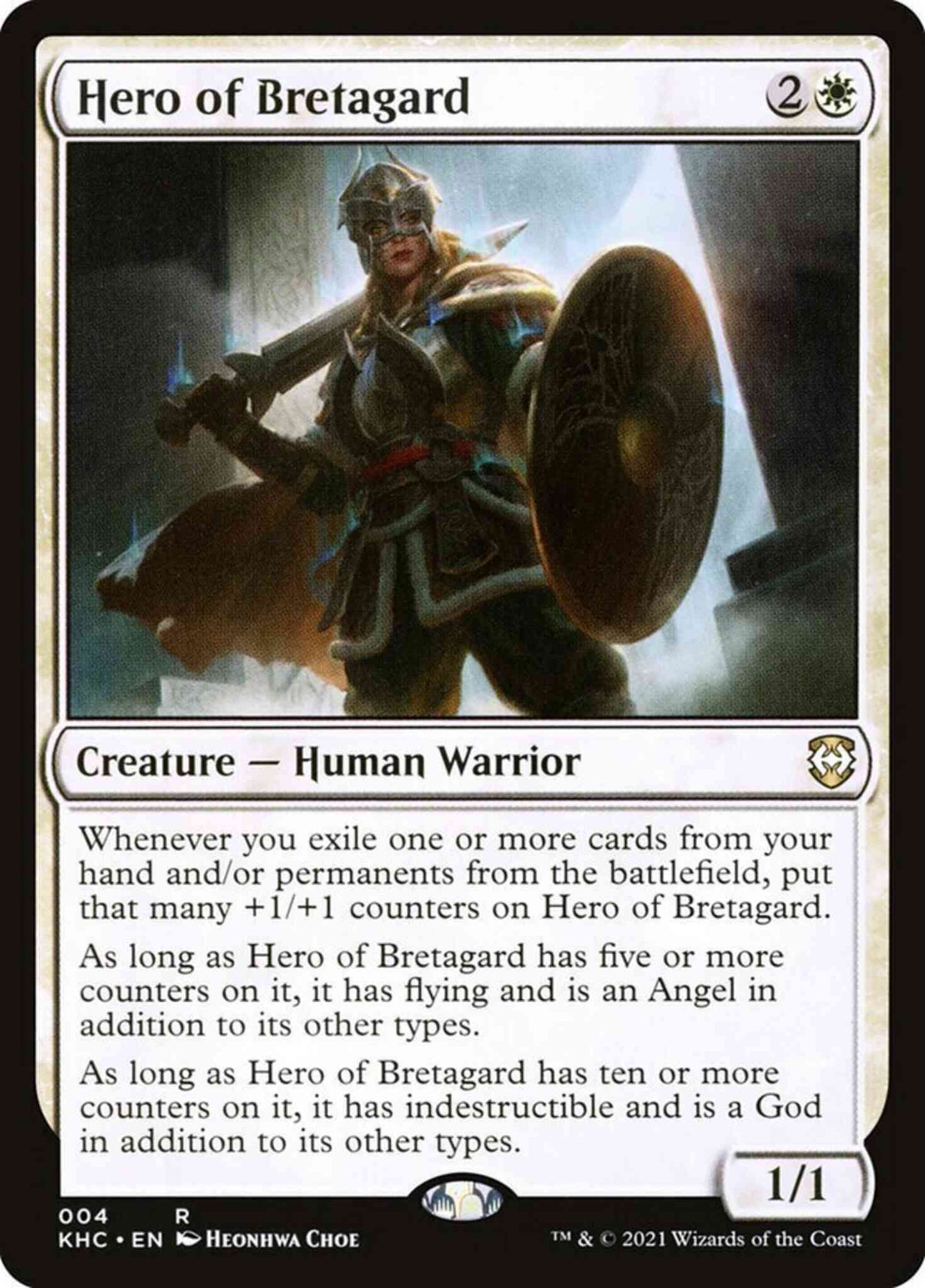 Hero of Bretagard [4] [Kaldheim Commander] [Non-Foil]