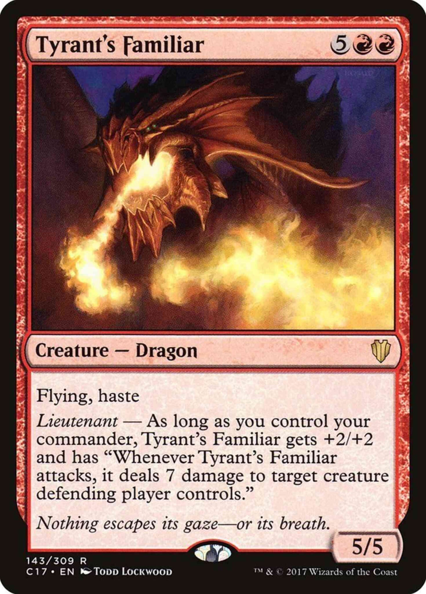 Tyrant's Familiar [143] [Commander 2017] [Non-Foil]