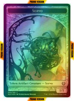 Servo Token (05) // Thopter Token (09) [05] [League Tokens 2016 Tokens] [Foil]