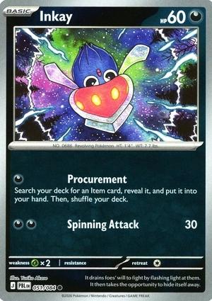 Inkay - 051/084 - Common [me05-051] [Reverse Holo]