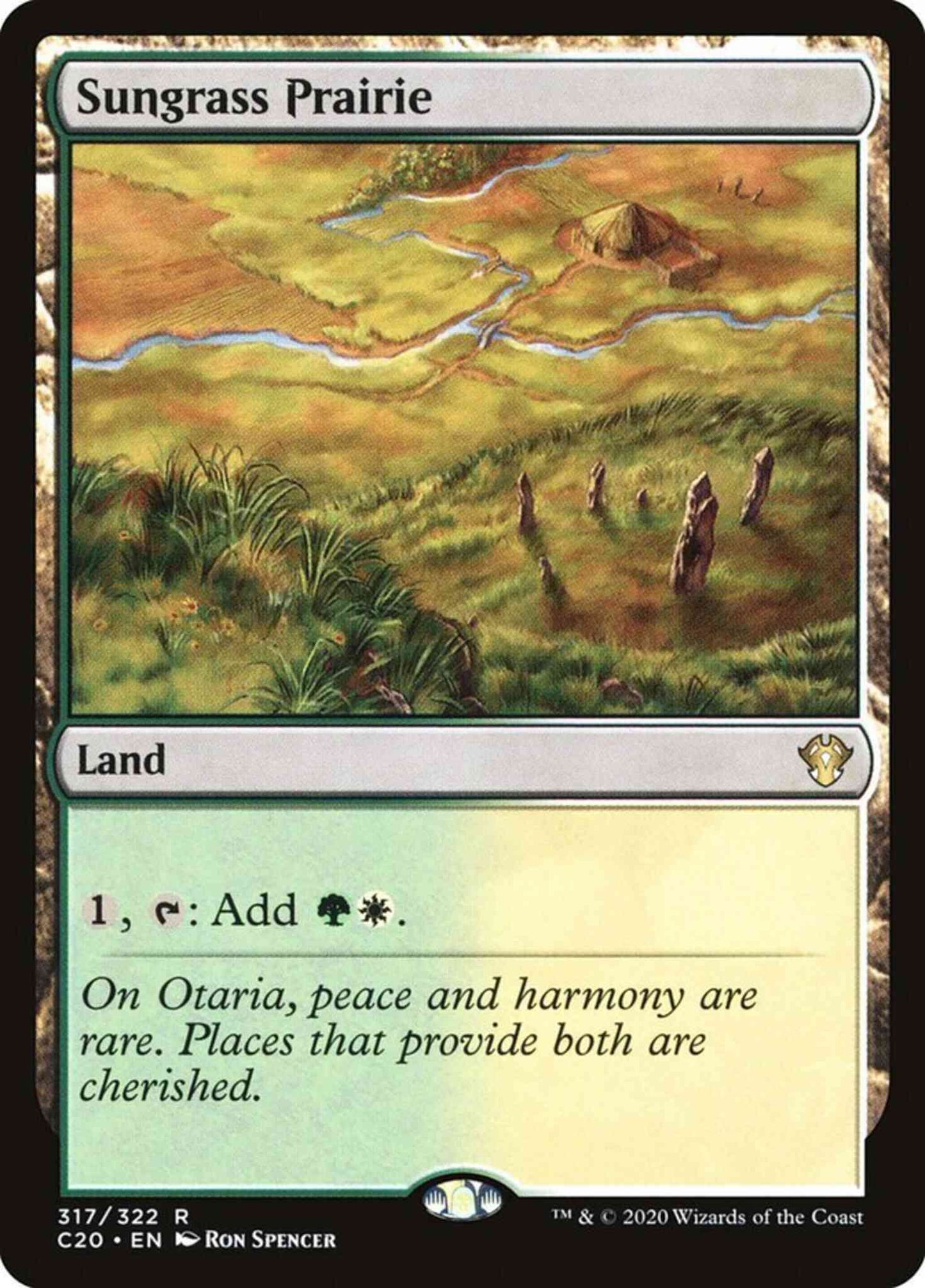 Sungrass Prairie [317] [Commander 2020] [Non-Foil]