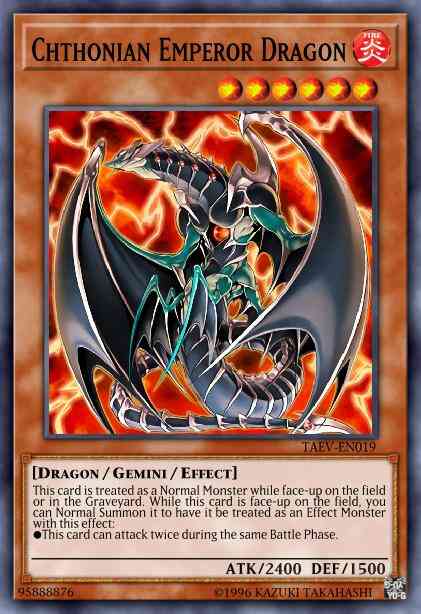 Chthonian Emperor Dragon - TAEV-EN019 - Ultra Rare - Unlimited