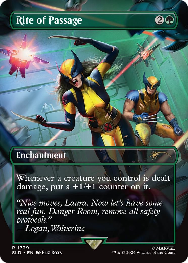 Rite of Passage [1739] [Borderless] [Marvel's Wolverine] [Secret Lair Drop] [Non-Foil]