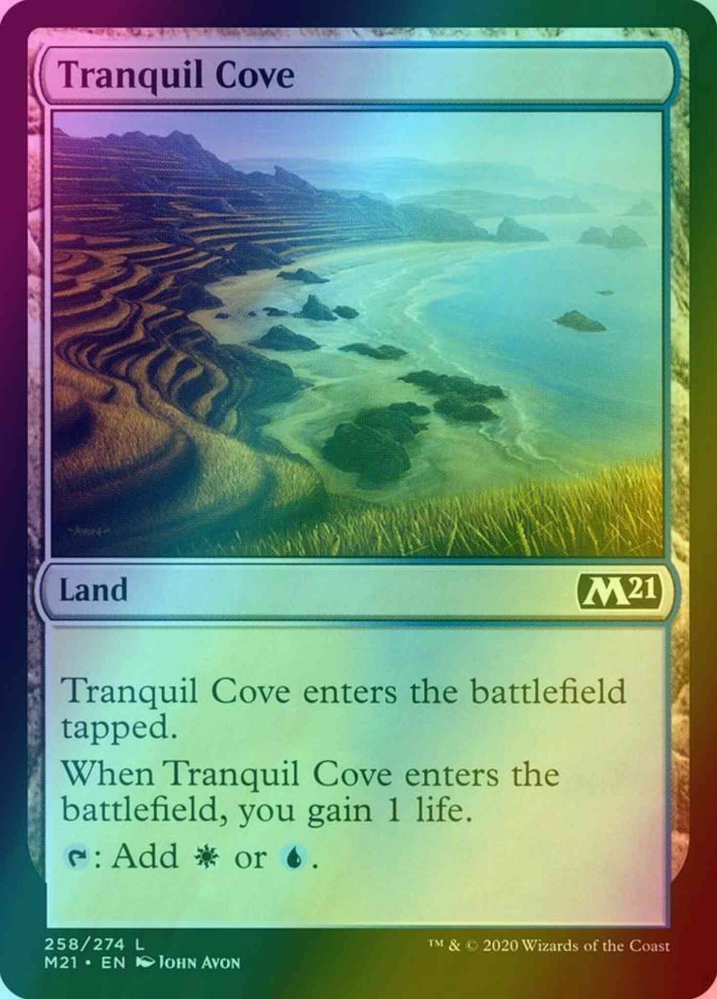 Tranquil Cove [258] [Core Set 2021] [Foil]