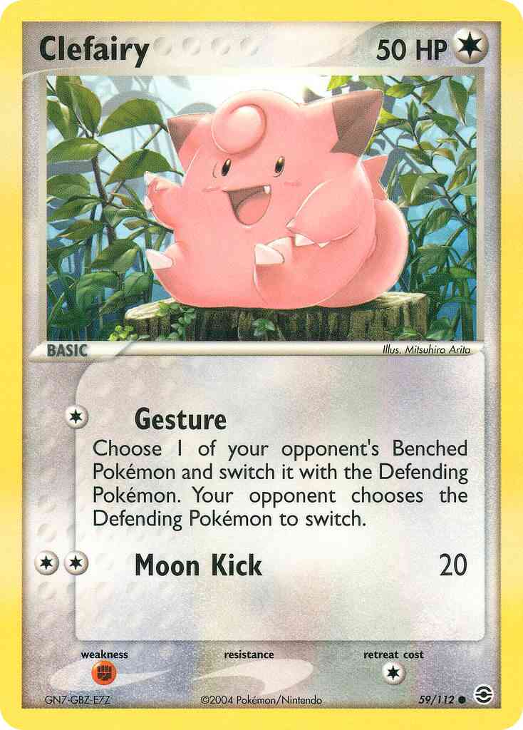 Clefairy - 59/112 - Common [ex6-59] [Reverse Holo]