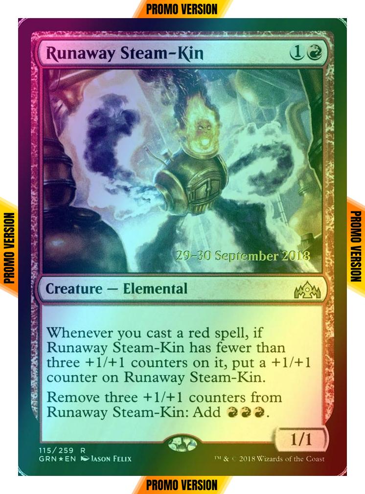 Runaway Steam-Kin [115s] [Guilds of Ravnica Promos] [Foil]