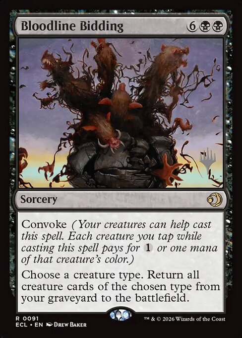 Bloodline Bidding [91p] [Promo Pack] [Lorwyn Eclipsed: Promos] [Non-Foil]