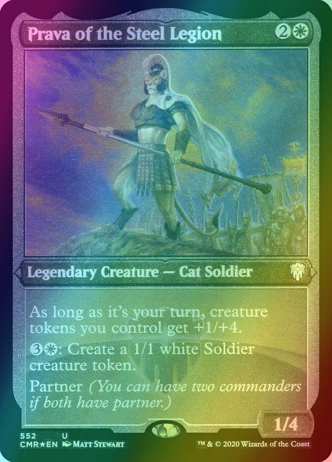 Prava of the Steel Legion [552] [Commander Legends] [Etched Foil]