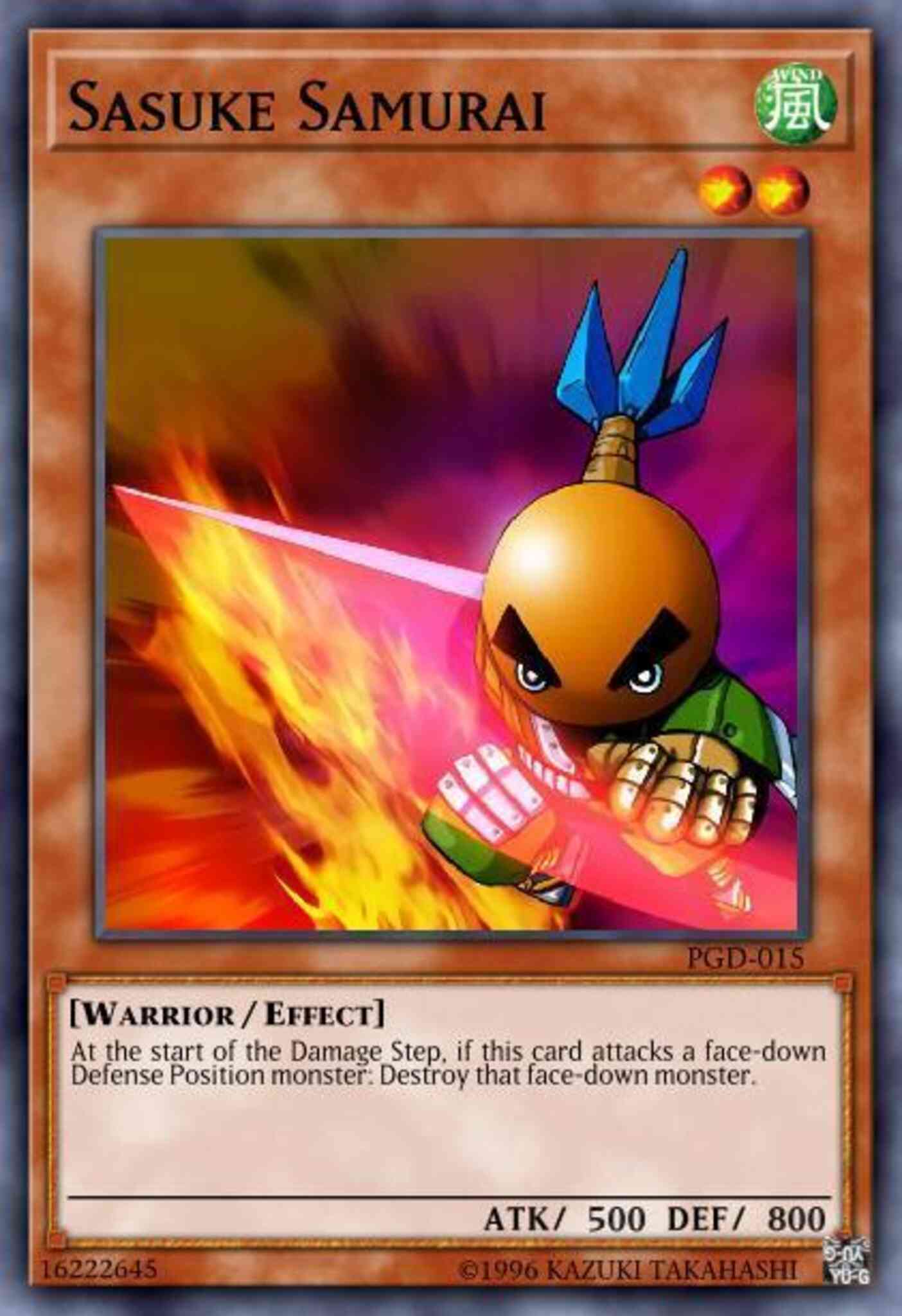 Sasuke Samurai - DB2-EN216 - Rare - Unlimited