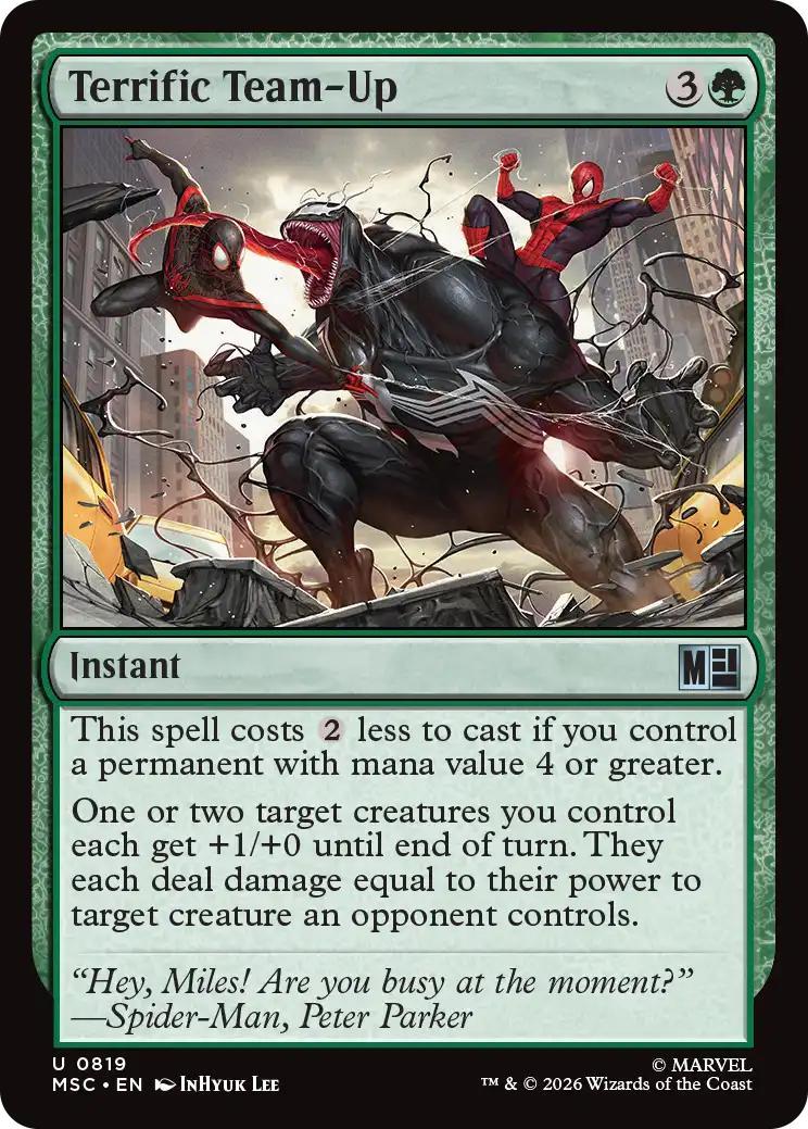 Terrific Team-Up [819] [Jumpstart] [Marvel Super Heroes: Commander] [Non-Foil]